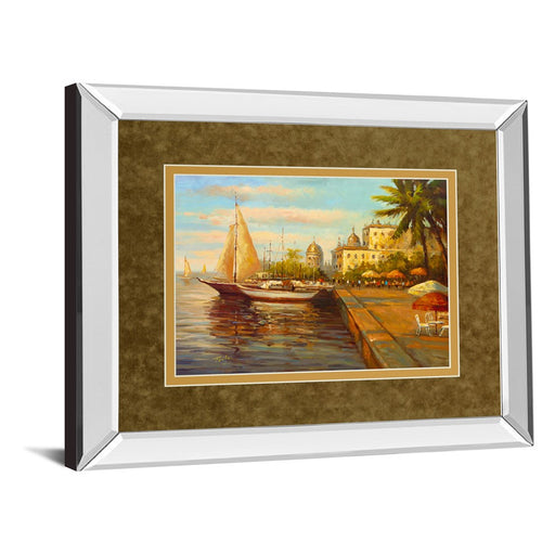 Classy Living Harbor Serenity Wall Art 40"x34", Mirrored