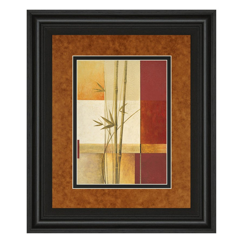 Classy Living Bamboo Harmony Wall Art Double Mat 34"x40", Midnight Aura
