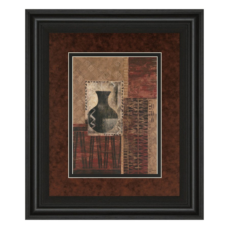 Classy Living Artifact Revival I Wall Art Double Mat 34"x40", Midnight