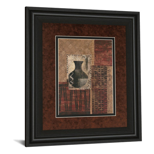 Classy Living Artifact Revival I Wall Art Double Mat 34"x40", Midnight