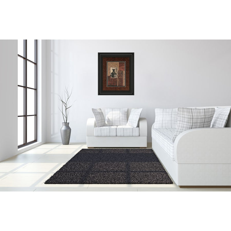 Classy Living Artifact Revival I Wall Art Double Mat 34"x40", Midnight