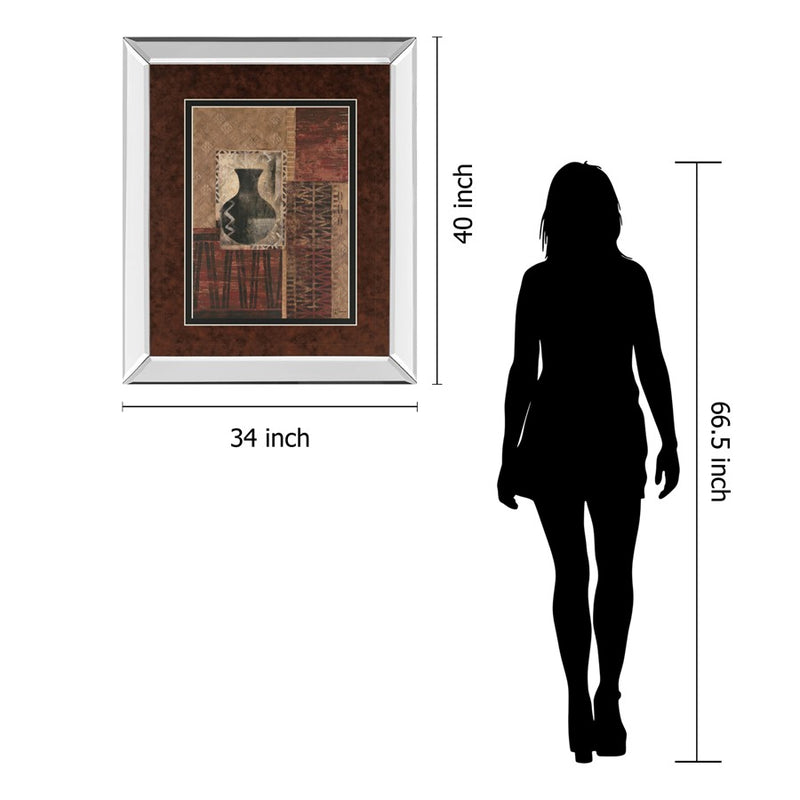 Classy Living Artifact Revival I Wall Art 34"x40", Mirrored