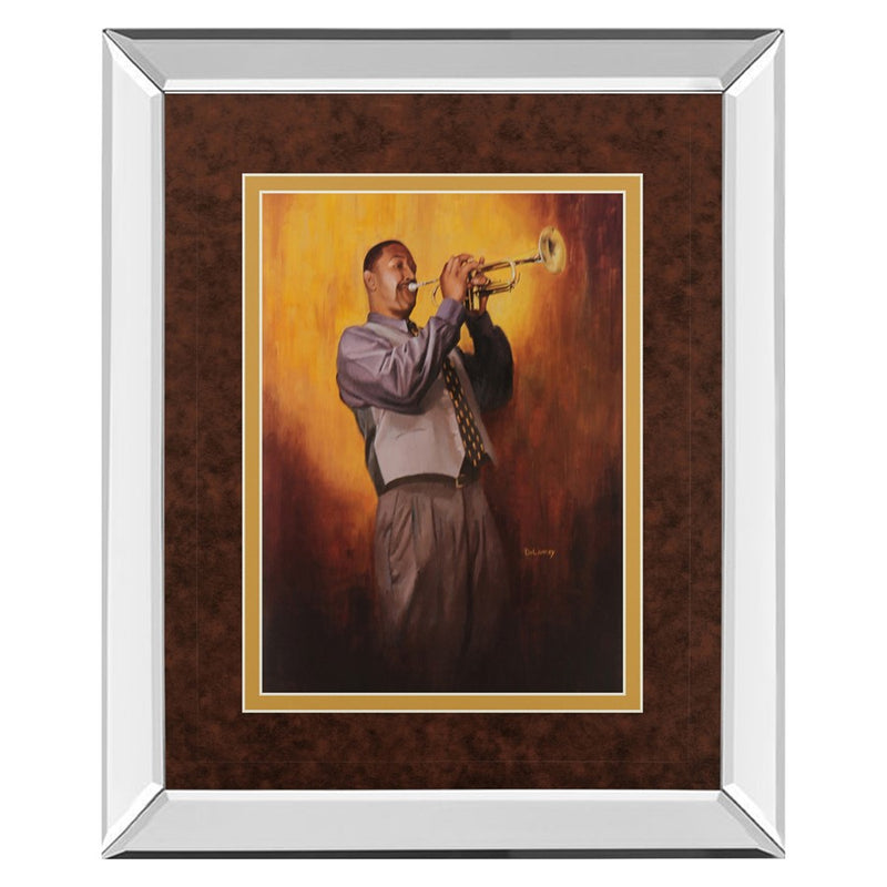 Classy Living Soulful Trumpeter Wall Art 34"x40", Mirrored