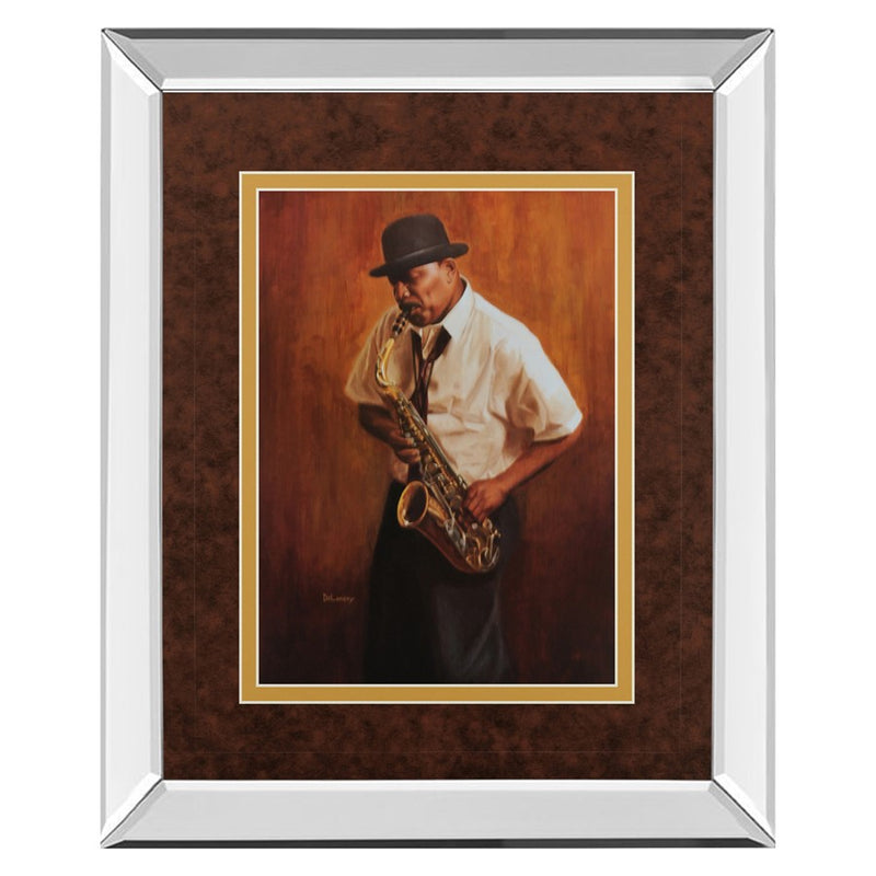 Classy Living Saxophone Serenade Wall Art 34"x40", Mirrored