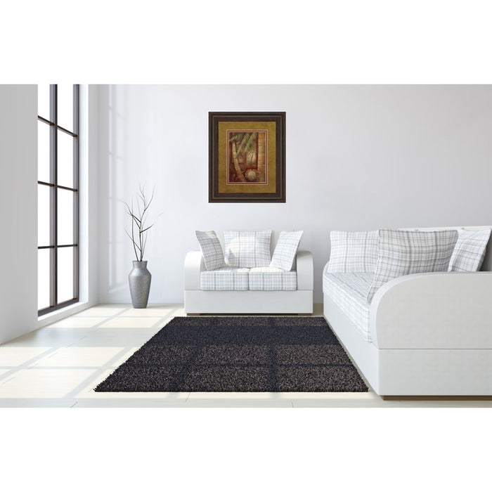 Classy Living Global Winds II Wall Art Double Mat 34"x40", Cinnamon Mocha