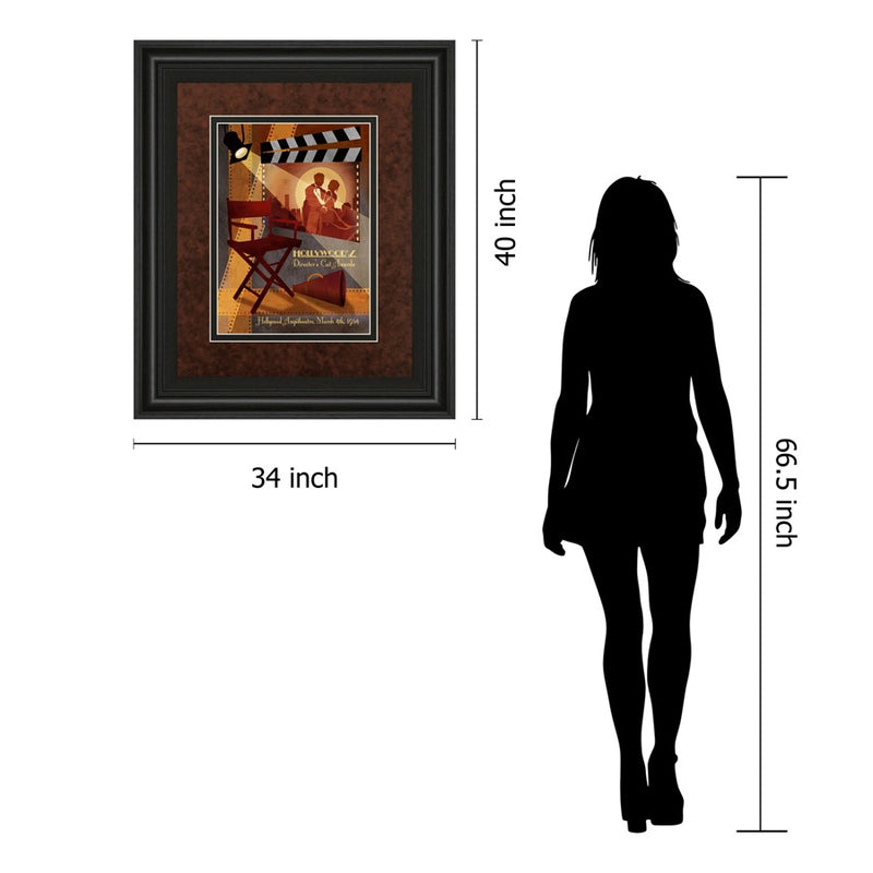Classy Living Director's Cut Wall Art Double Mat 34"x40", Midnight Aura