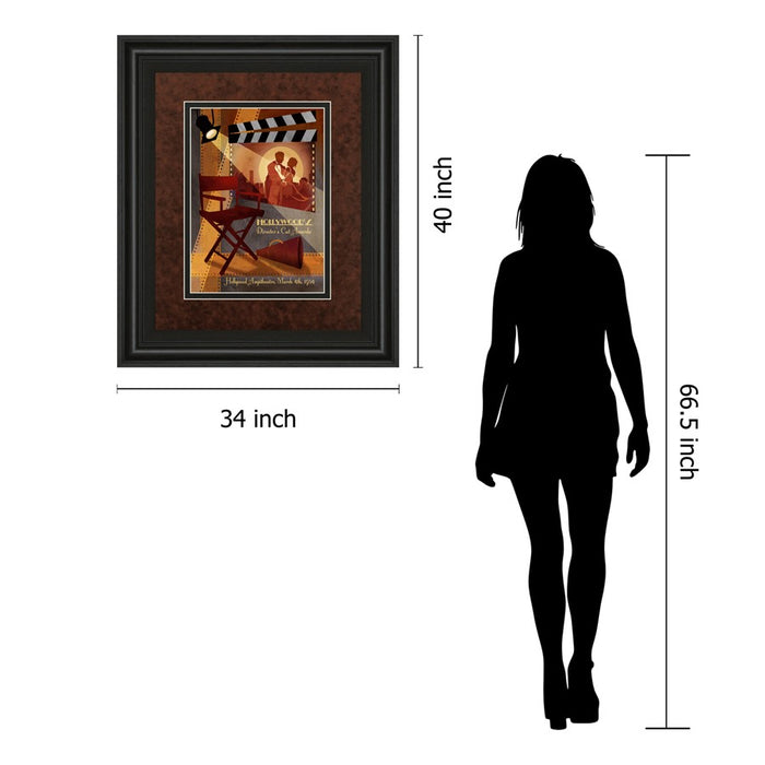 Classy Living Director's Cut Wall Art Double Mat 34"x40", Midnight Aura