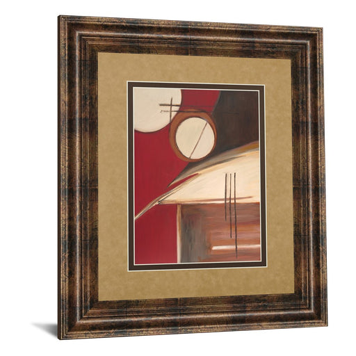 Classy Living Abstract Circles Wall Art Double Mat 34"x40", Chocolate