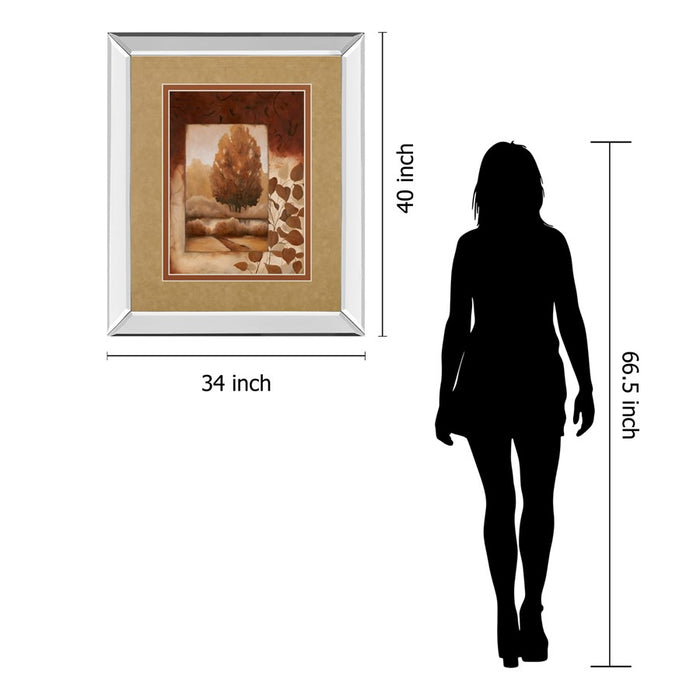 Classy Living Autumn Serenity Wall Art 34"x40", Mirrored