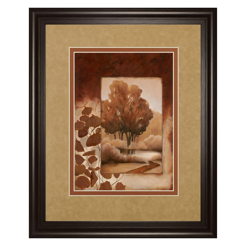 Classy Living Amber Grove Wall Art Double Mat 34"x40", Black Frame