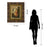 Classy Living Rustic Pear Wall Art Double Mat 34"x40", Dark Chocolate