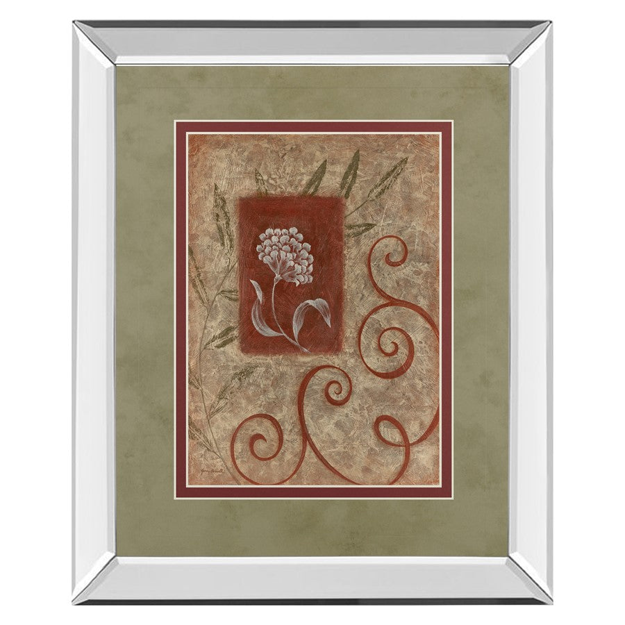 Classy Living Botanical Scrolls Wall Art 34"x40", Mirrored - DM5173MF