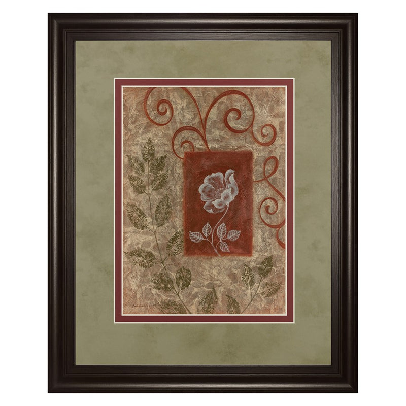 Classy Living Botanical Whispers Wall Art Double Mat 34"x40", Chocolate