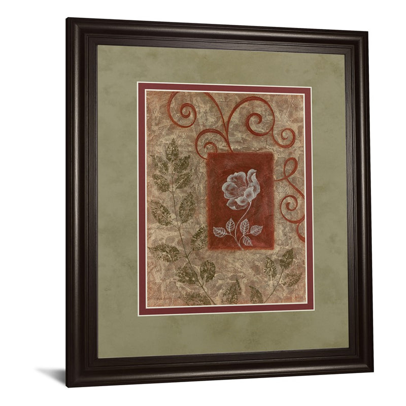 Classy Living Botanical Whispers Wall Art Double Mat 34"x40", Chocolate