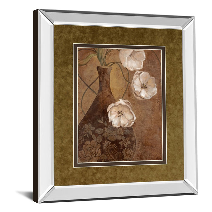 Classy Living Umber Blooms Wall Art 34"x40", Mirrored