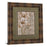 Classy Living Lillies Elegance Wall Art Double Mat 34"x40", Chocolate
