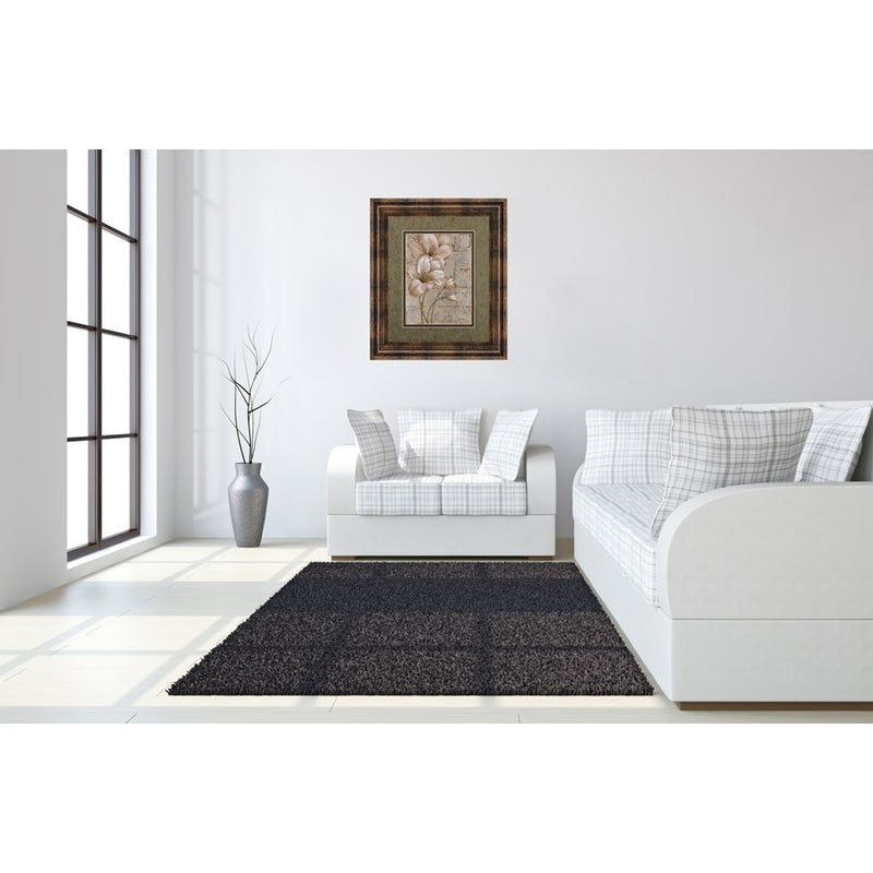 Classy Living Lillies Elegance Wall Art Double Mat 34"x40", Chocolate