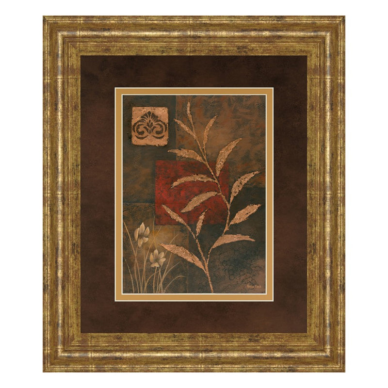 Classy Living Copper Rhythm II Wall Art Double Mat 34"x40", Gilded