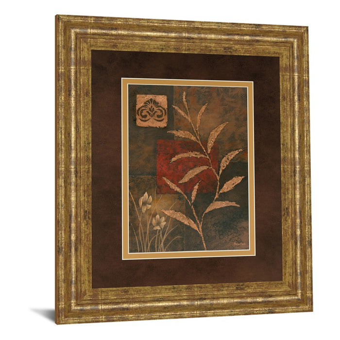 Classy Living Copper Rhythm II Wall Art Double Mat 34"x40", Gilded