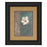 Classy Living White Blossom Wall Art Double Mat 34"x40", Dark Chocolate