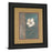 Classy Living White Blossom Wall Art Double Mat 34"x40", Dark Chocolate