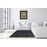 Classy Living White Blossom Wall Art Double Mat 34"x40", Dark Chocolate