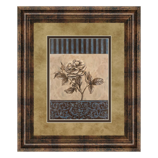 Classy Living Rose Elegance Wall Art Double Mat 34"x40", Dark Chocolate