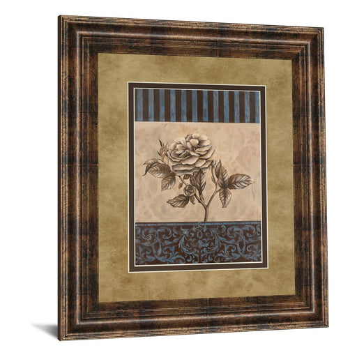 Classy Living Rose Elegance Wall Art Double Mat 34"x40", Dark Chocolate