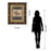 Classy Living Rose Elegance Wall Art Double Mat 34"x40", Dark Chocolate