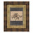 Classy Living Rose Refined I Wall Art Double Mat 34"x40", Chocolate