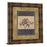 Classy Living Rose Refined I Wall Art Double Mat 34"x40", Chocolate