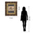 Classy Living Rose Refined I Wall Art Double Mat 34"x40", Chocolate