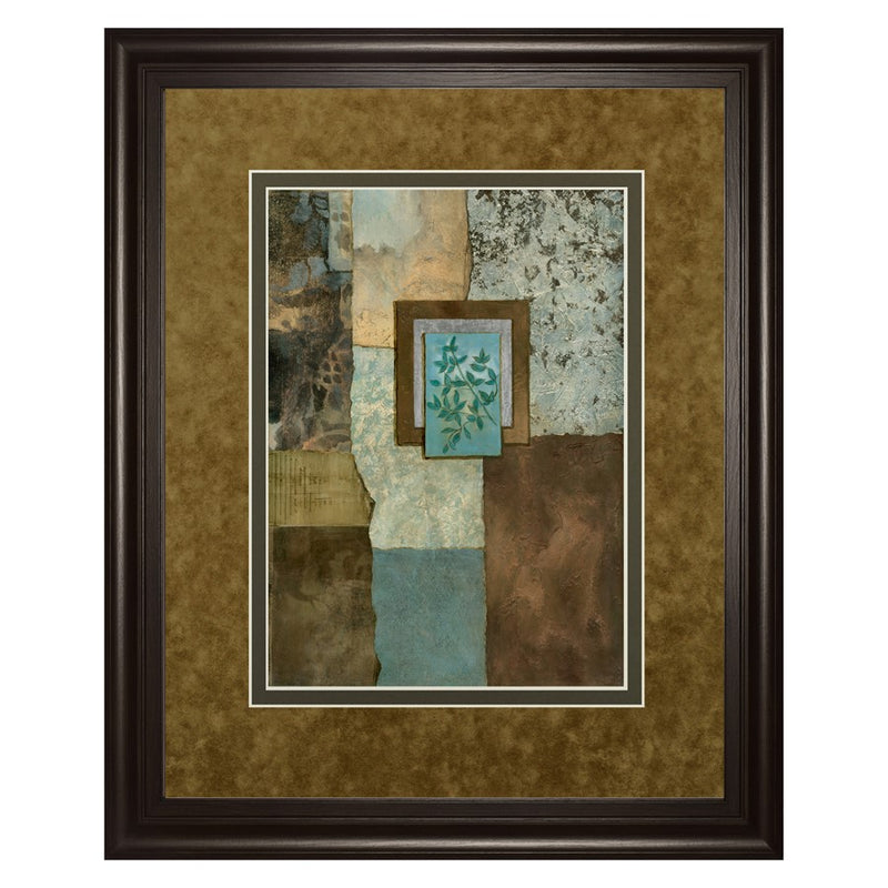 Classy Living Botanical Harmony Wall Art Double Mat 34"x40", Chocolate