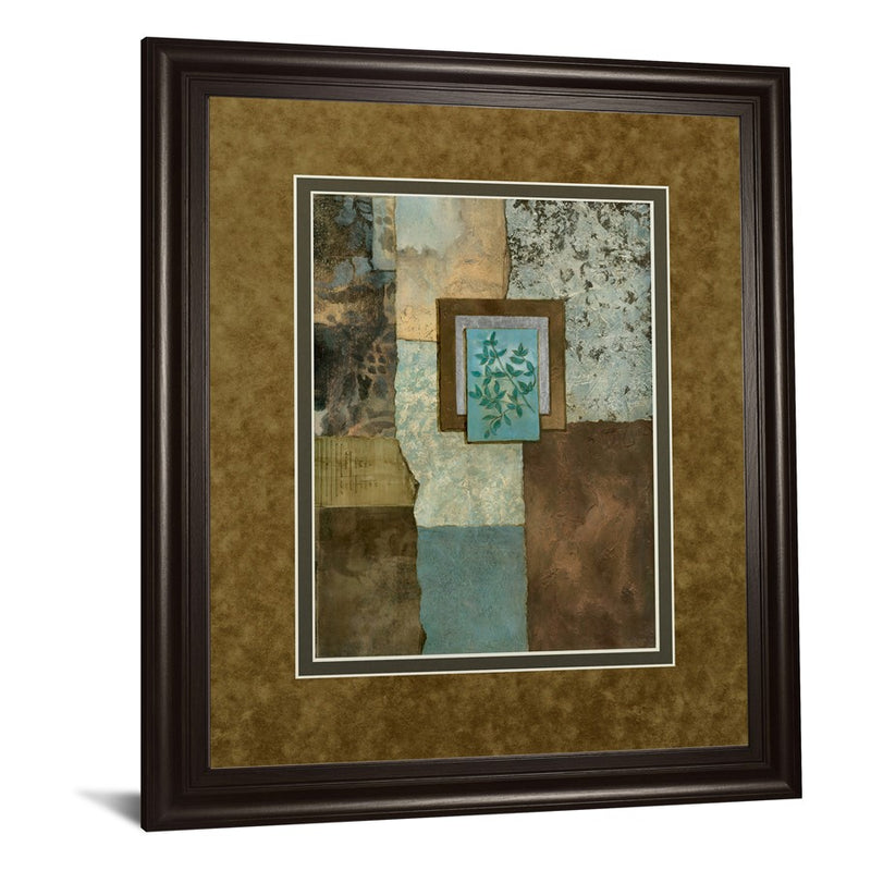 Classy Living Botanical Harmony Wall Art Double Mat 34"x40", Chocolate