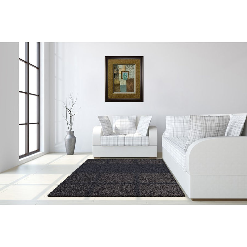 Classy Living Botanical Harmony Wall Art Double Mat 34"x40", Chocolate