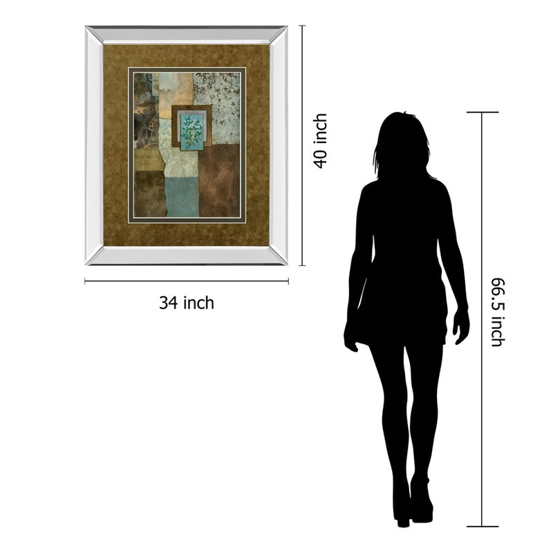 Classy Living Botanical Harmony Wall Art 34"x40", Mirrored