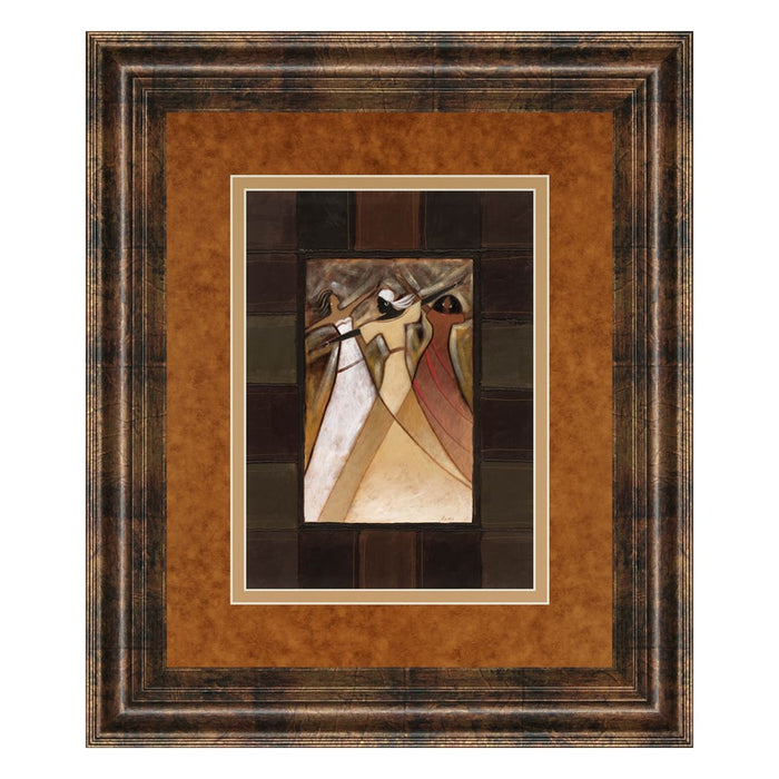 Classy Living Divine Grace I Wall Art Double Mat 34"x40", Chocolate
