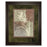 Classy Living Lily Silhouette Wall Art Double Mat 34"x40", Chocolate