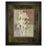 Classy Living Iris Silhouette Wall Art Double Mat 34"x40", Chocolate