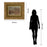 Classy Living Woodland Solitude Wall Art Double Mat 40"x34", Gilded
