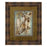 Classy Living Wisteria Elegance Wall Art Double Mat 34"x40", Chocolate