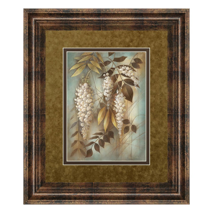 Classy Living Wisteria Elegance Wall Art Double Mat 34"x40", Chocolate