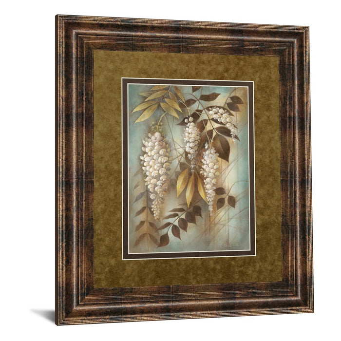 Classy Living Wisteria Elegance Wall Art Double Mat 34"x40", Chocolate
