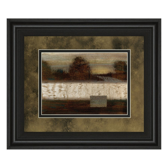 Classy Living Secluded Forest Wall Art Double Mat 40"x34", Midnight Aura
