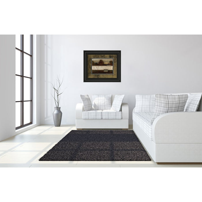 Classy Living Secluded Forest Wall Art Double Mat 40"x34", Midnight Aura