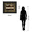 Classy Living Secluded Forest Wall Art Double Mat 40"x34", Midnight Aura
