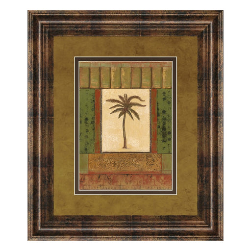 Classy Living Tranquil Palm Wall Art Double Mat 34"x40", Dark Chocolate - DM5242