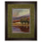 Classy Living Tranquil Lake View Wall Art Double Mat 34"x40", Chocolate - DM5251