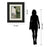 Classy Living Patterned Botanicals Wall Art Double Mat 34"x40", Midnight