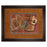 Classy Living Retro Loops Wall Art Double Mat 40"x34", Dark Chocolate